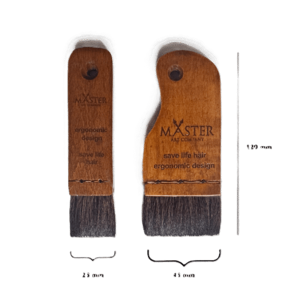 قلمو موی طبیعی مستر دسته کوتاه